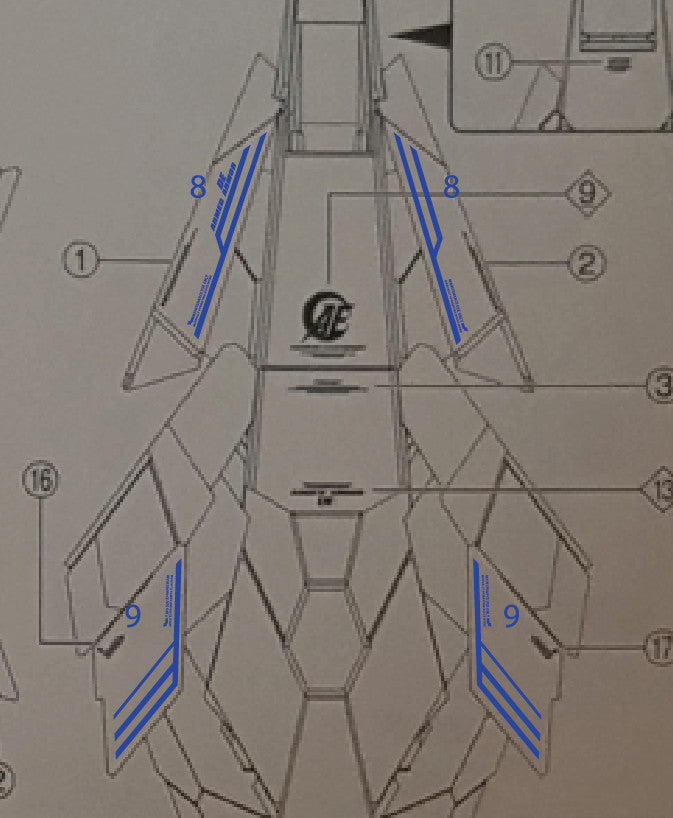 MG PHENEX ORIGINAL WATER DECAL