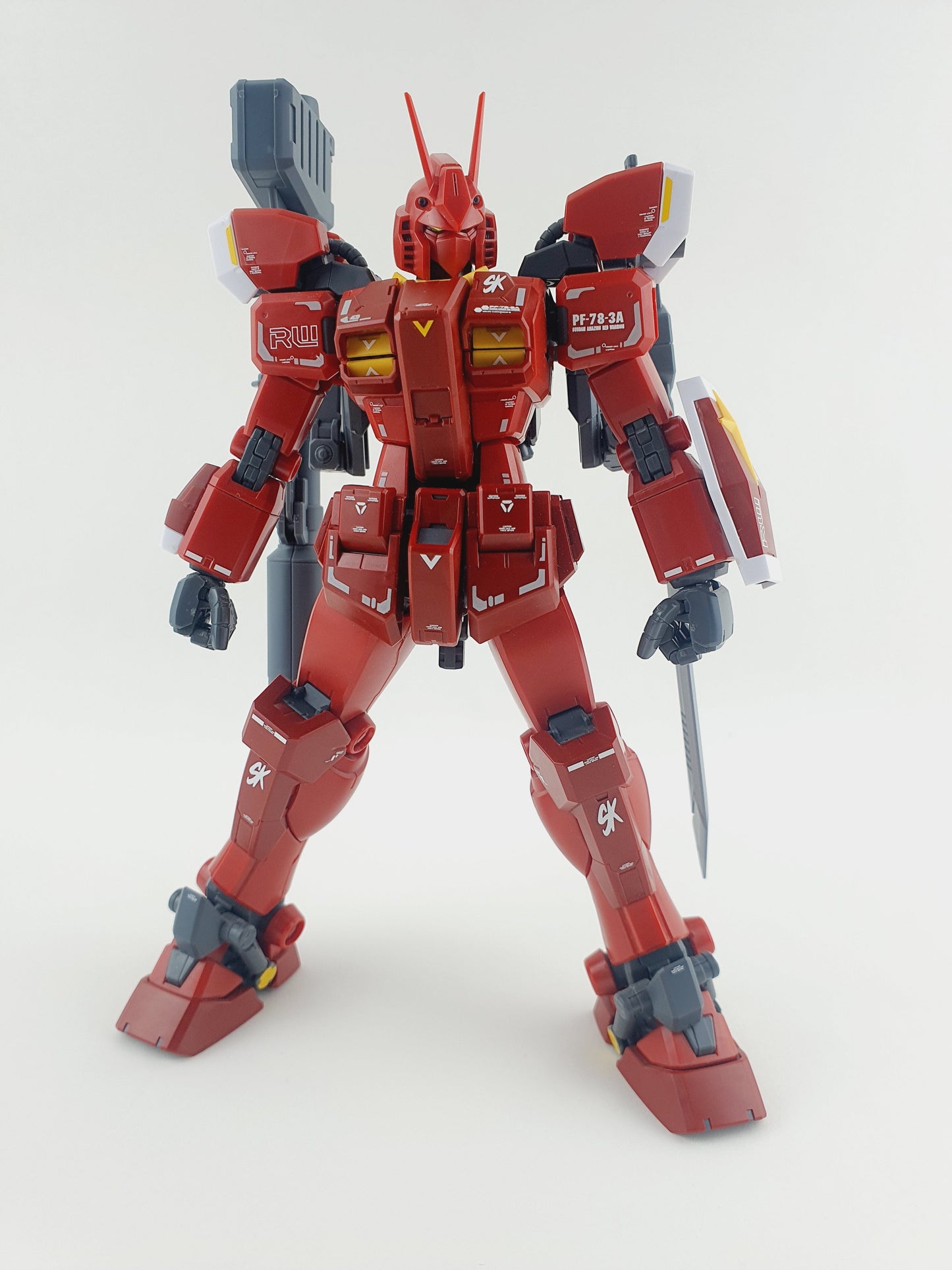 MG AMAZING RED WARRIOR WATER DECAL