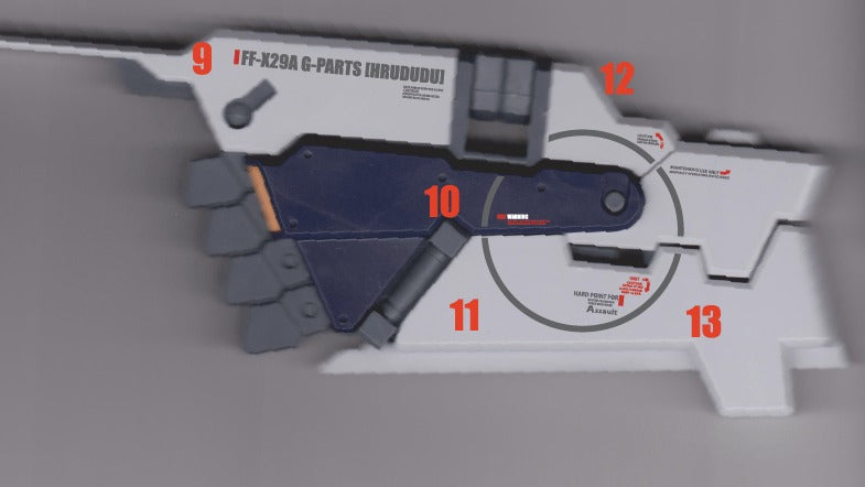 MG HRUDUDU WATER DECAL