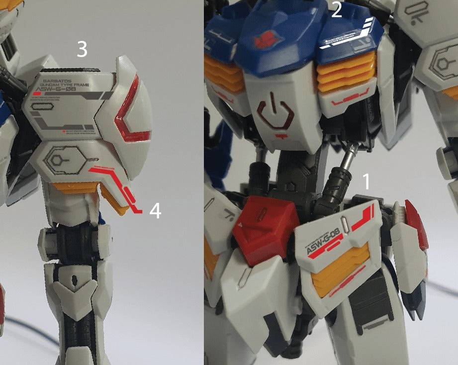 MG BARBATOS WATER DECAL