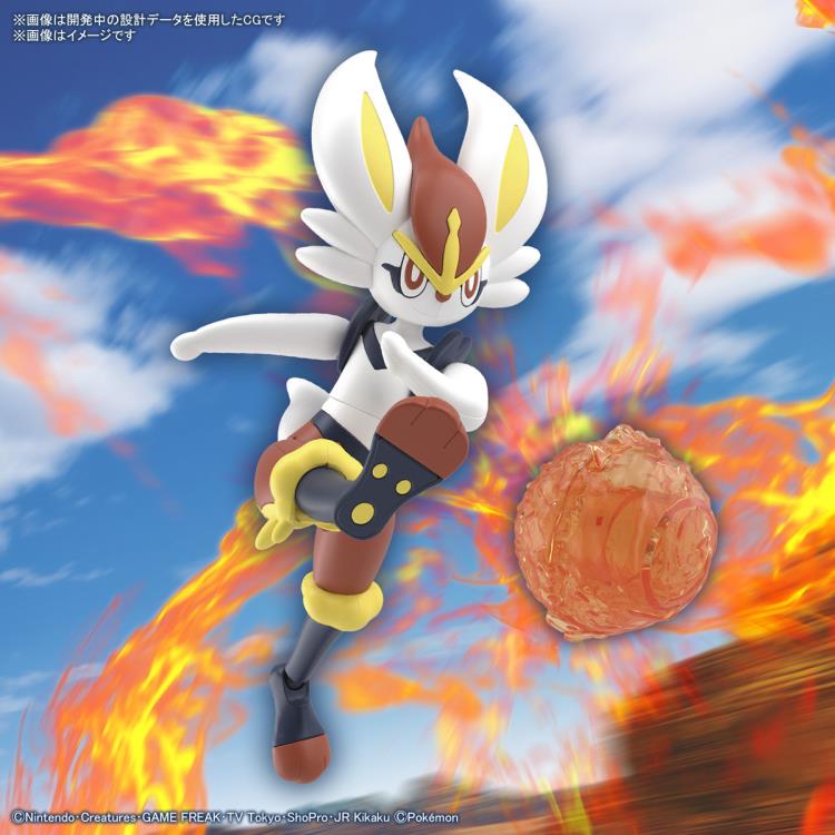 Pokemon Cinderace/Pyrobut Model Kit
