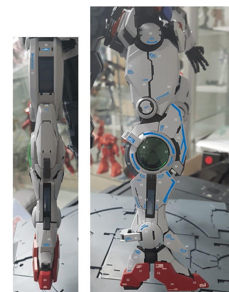 PG EXIA HOLOGRAM (Poligonal) WATER DECAL