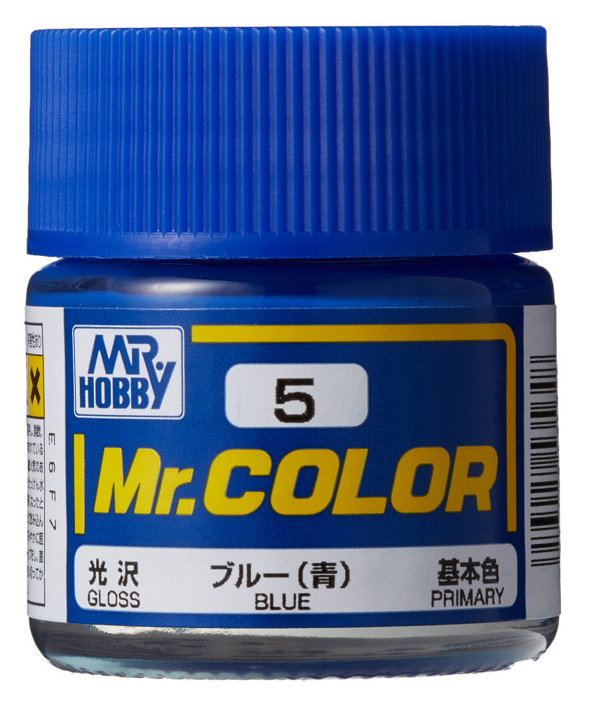 C5 Gloss Blue 10ml Bottle, GSI Mr. Color