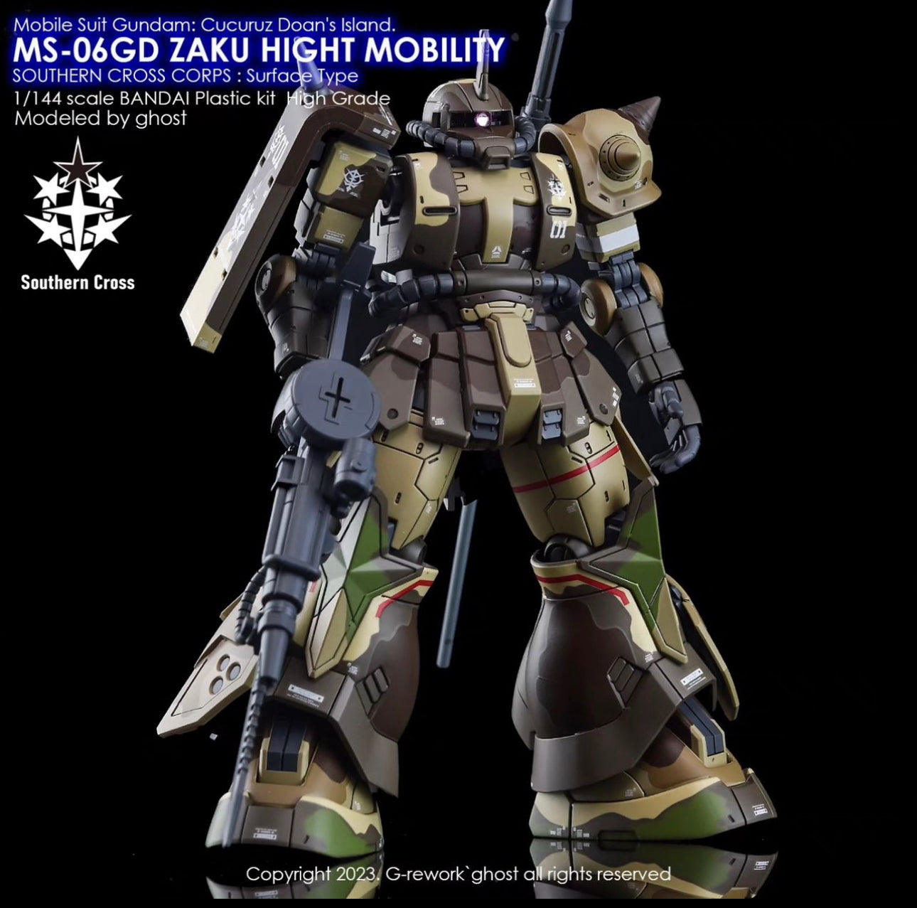 G-Rework [HG] MS-06GD ZAKU HIGHT MOBILITY GROUNT TYPE Water Decal
