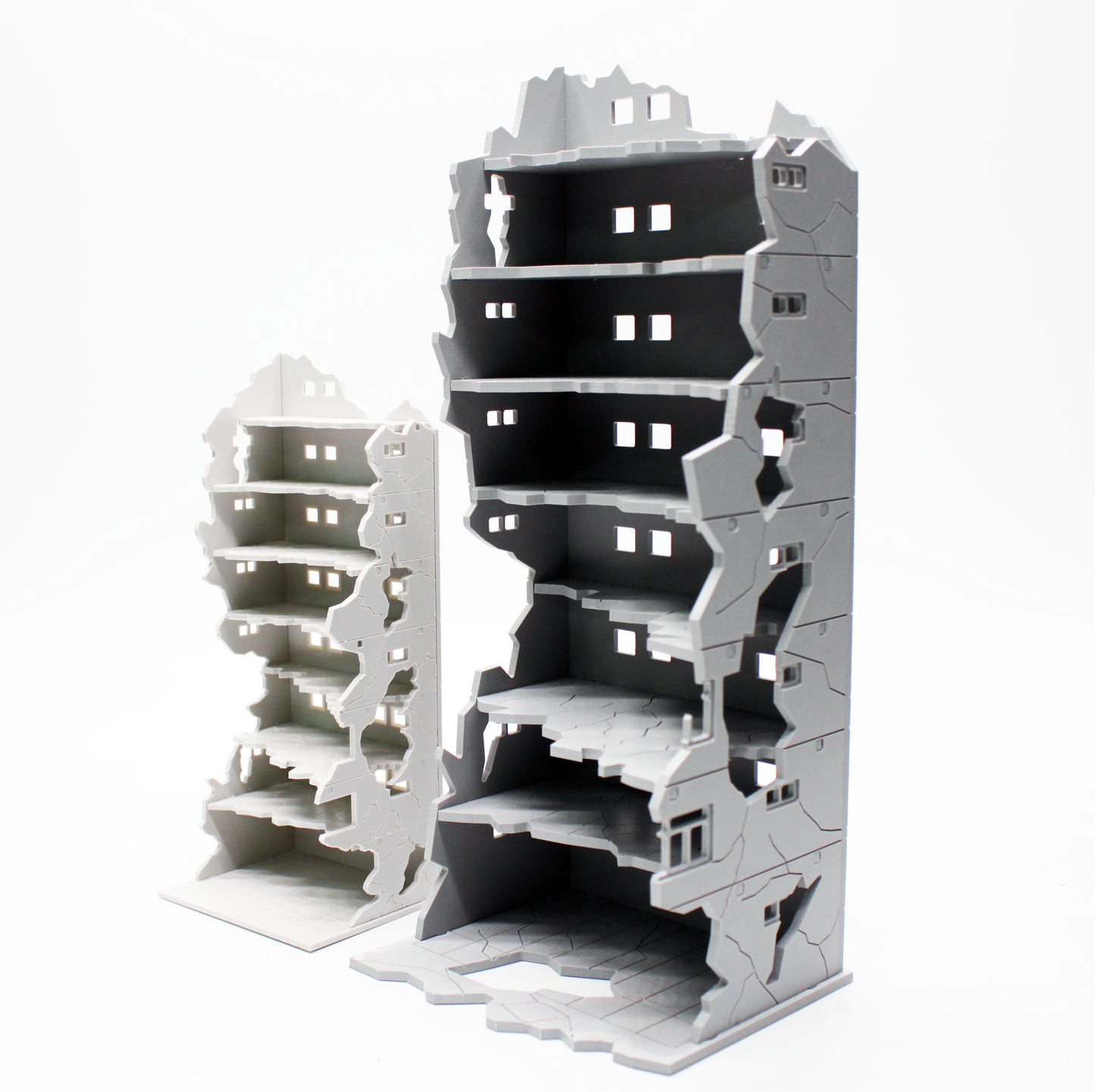 DESTROYED BUILDING LS GRADE (1/100SCALE)