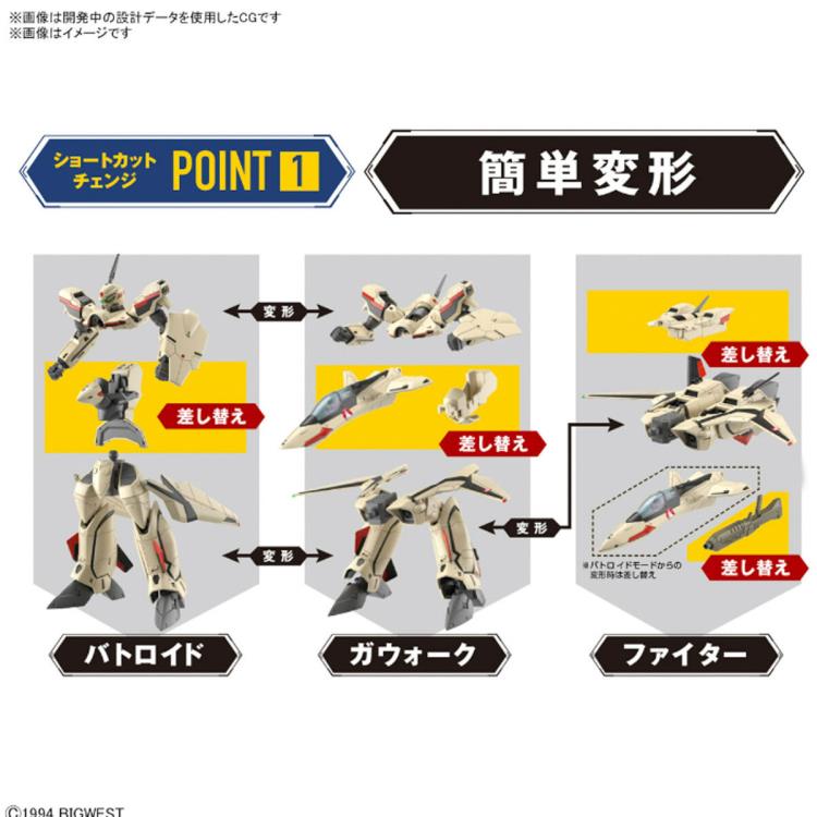 HG Macross Plus YF-19 Isamu Daison Machine
