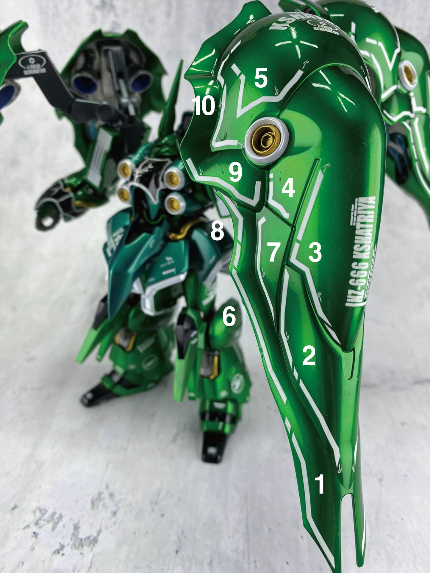 HG KSHATRIYA LUMINOUS WATER DECAL