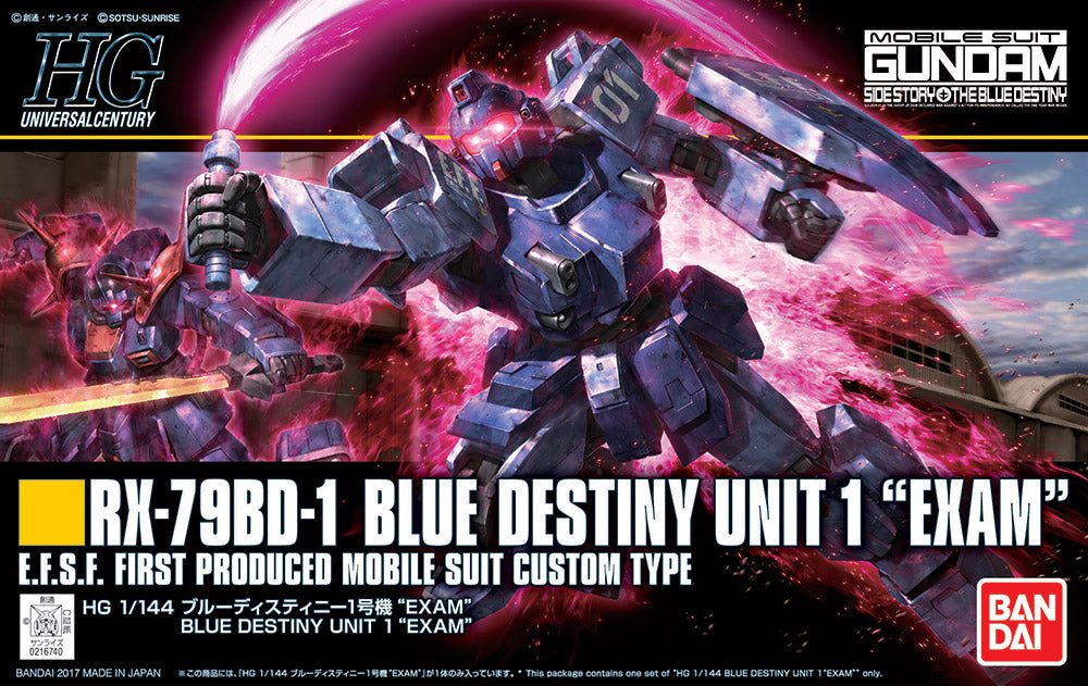 HGUC #207 RX-79BD-1 Blue Destiny Unit 1 - EXAM