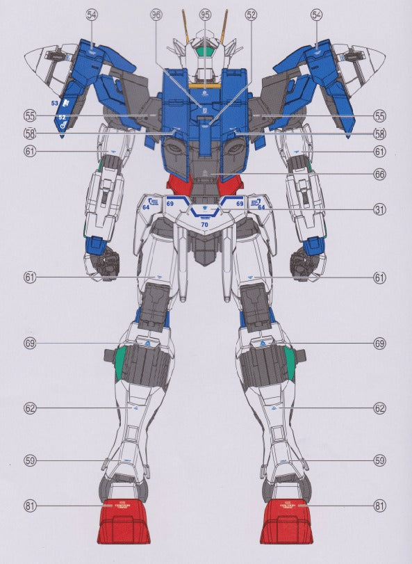 PG SEVEN SWORD/G WATER DECAL