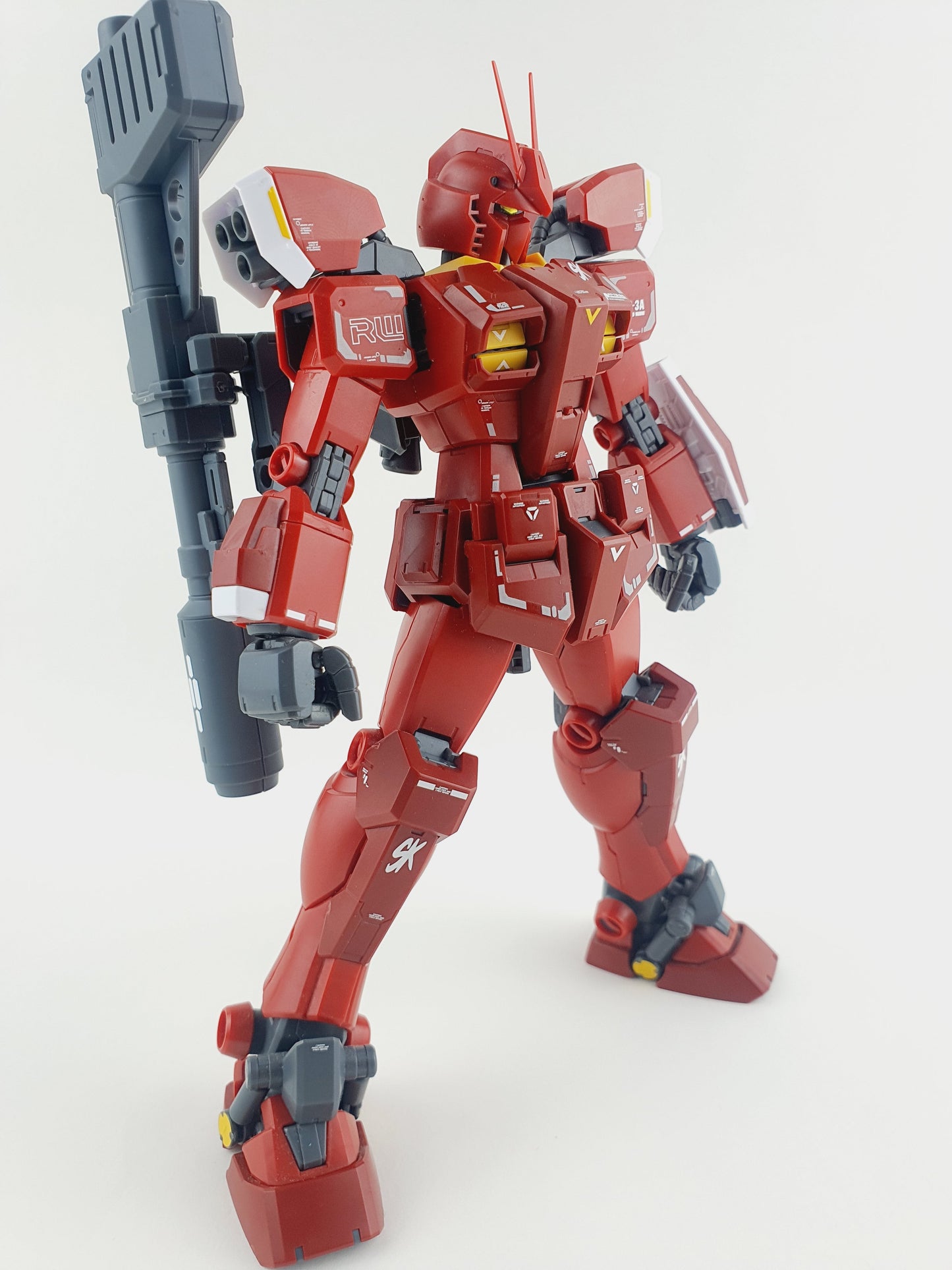 MG AMAZING RED WARRIOR WATER DECAL