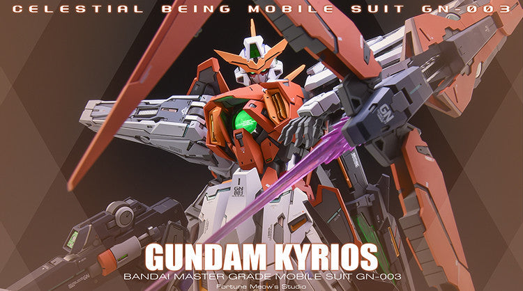 Fortune Meow’s 1/100 Gundam Kyrios Conversion Kit plus weapons