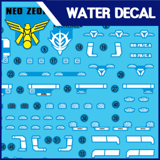 MG CASVAL 3.0 WATER DECAL