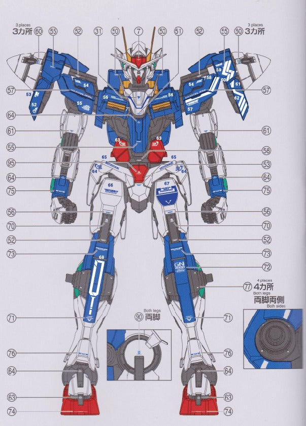 PG SEVEN SWORD/G WATER DECAL