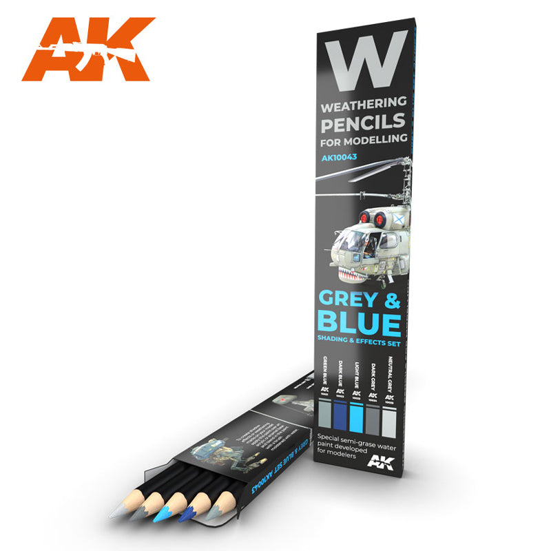 AK Weathering Pencils Effects Sets (5 Colors)