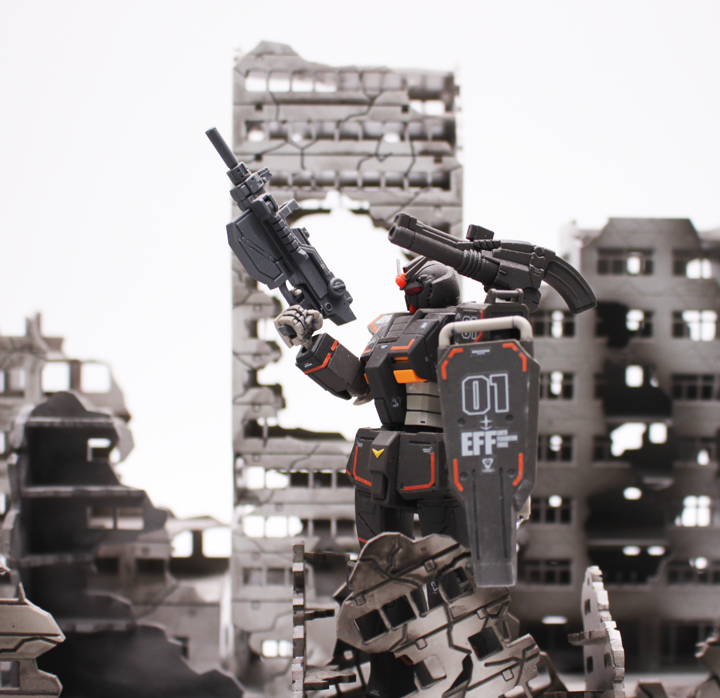 DESTROYED BUILDING MS GRADE (1/144 SCALE)