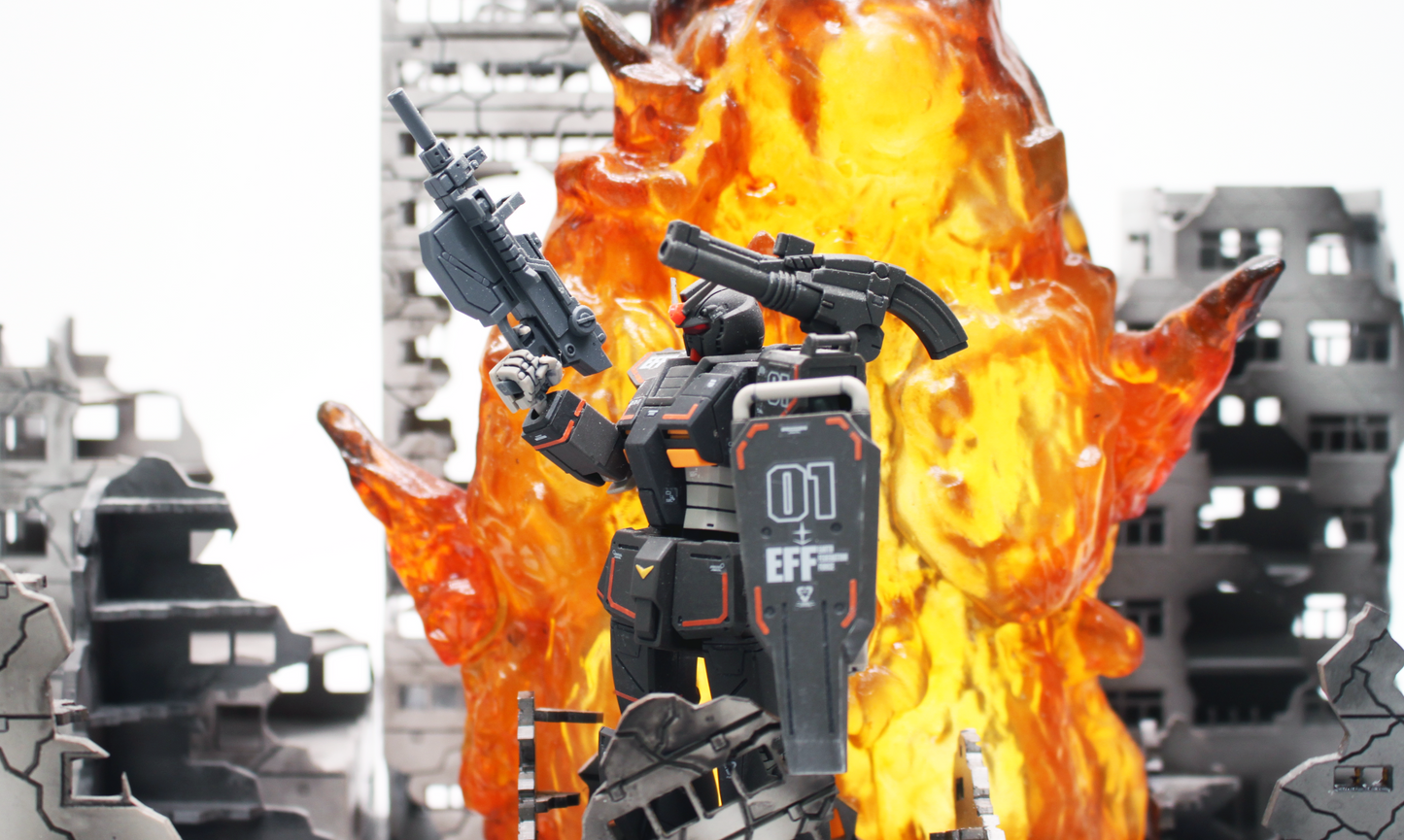 DESTROYED BUILDING MS GRADE (1/144 SCALE)