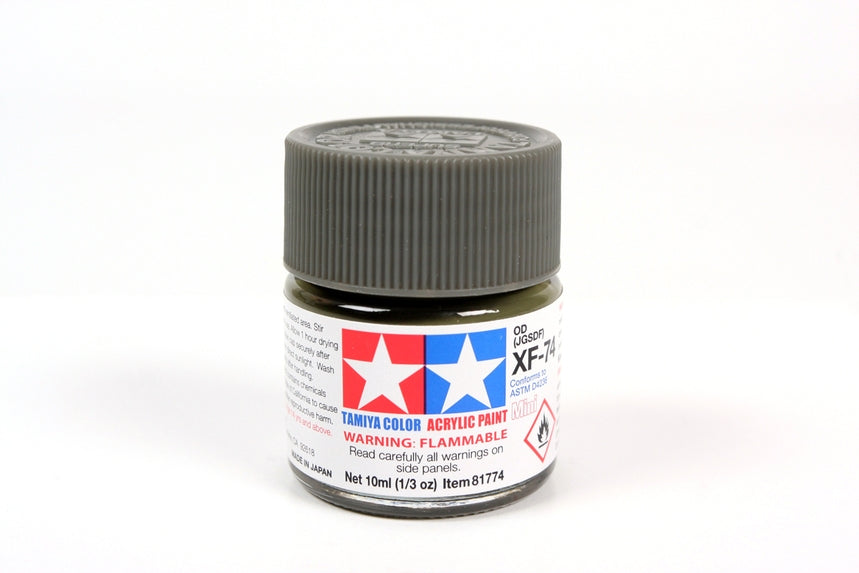 Acrylic Mini XF-74 Olive Drab / JGSDF 10ml