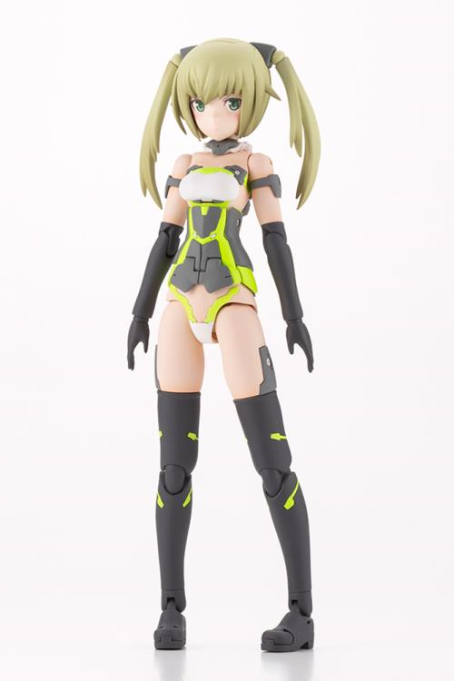 Frame Arms Girl x Maruttoys Innocentia (Racer Ver.) and Noseru (Racing Specs Ver.)