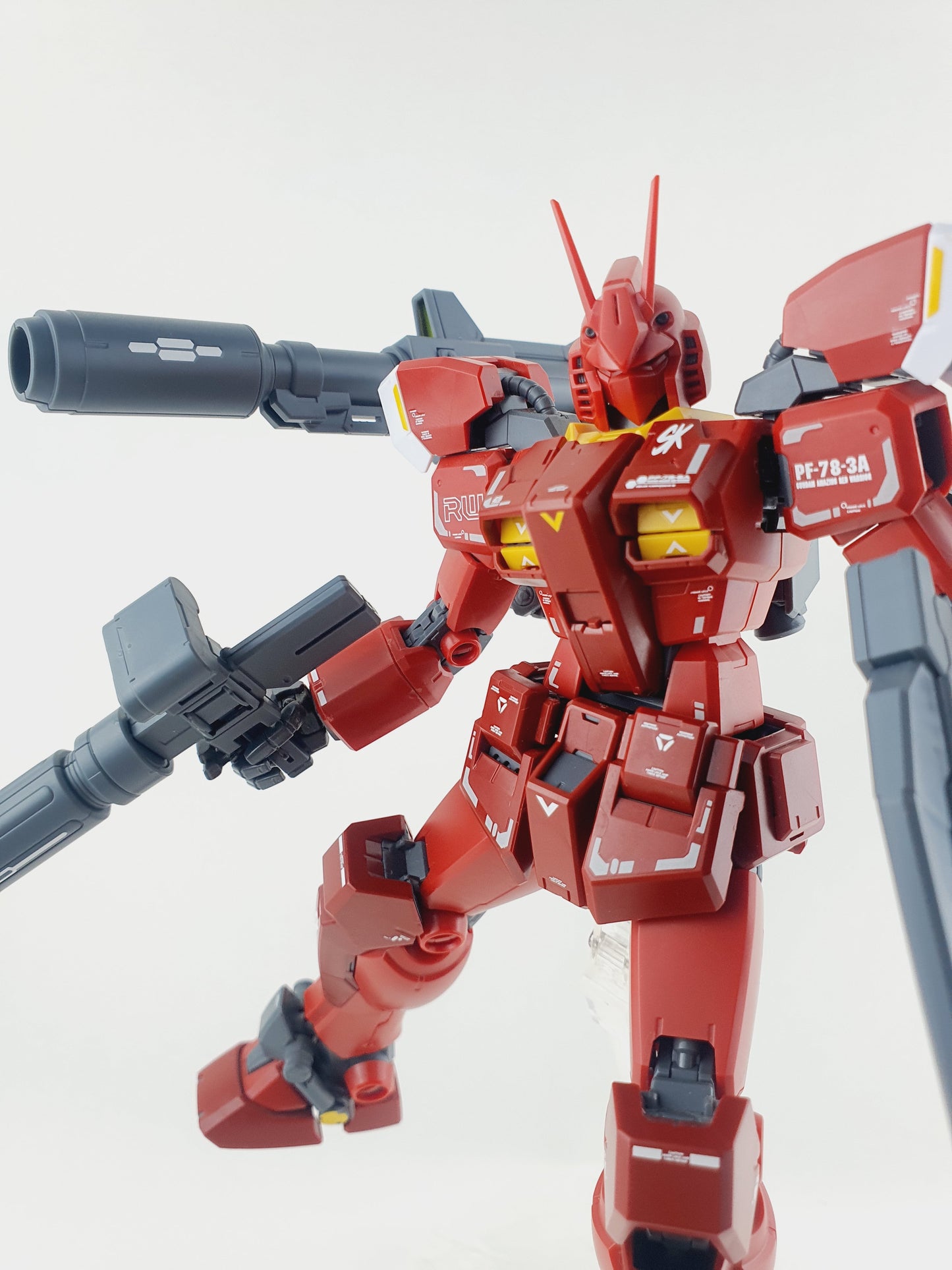 MG AMAZING RED WARRIOR WATER DECAL