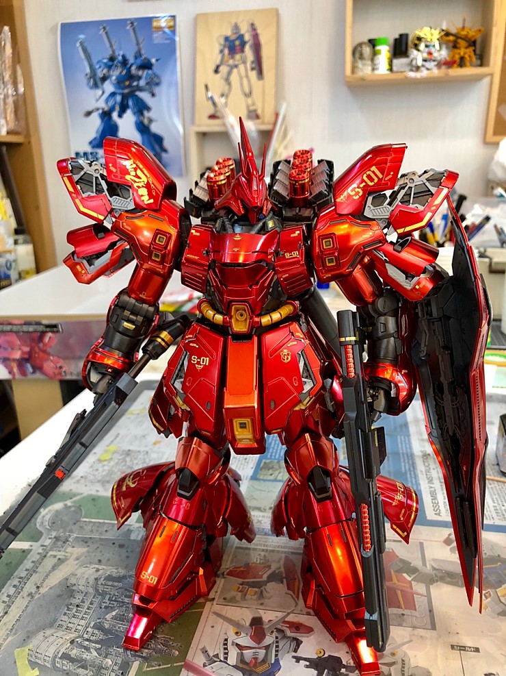 MG SAZABI ALL HOLO WATER DECAL
