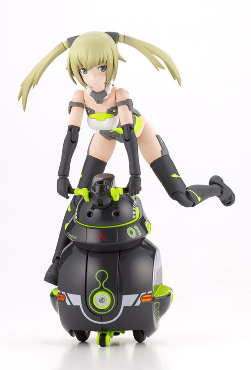 Frame Arms Girl x Maruttoys Innocentia (Racer Ver.) and Noseru (Racing Specs Ver.)