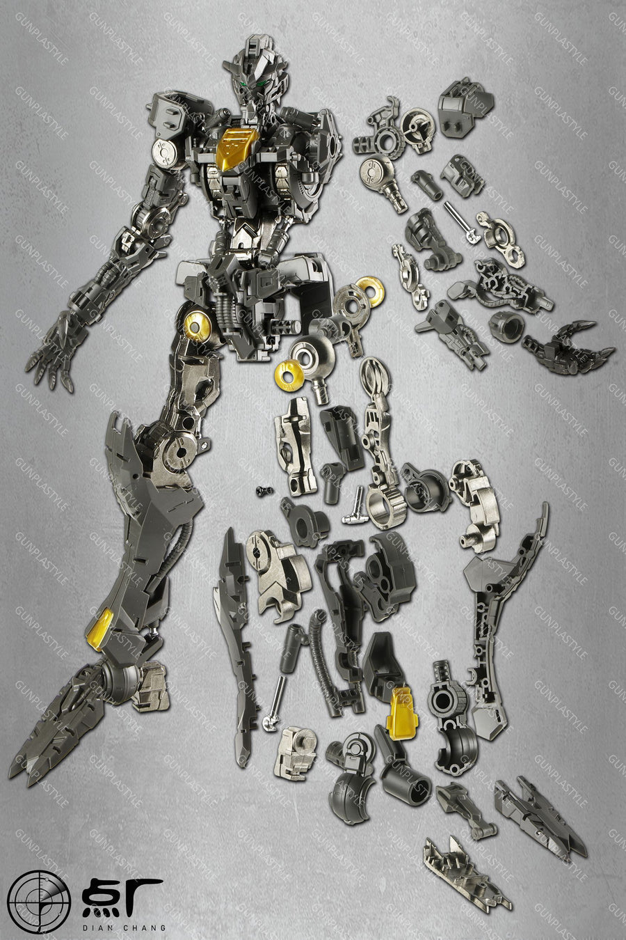 Dot Studio MG 1/100 Barbatos Frame Replacement Metal Parts