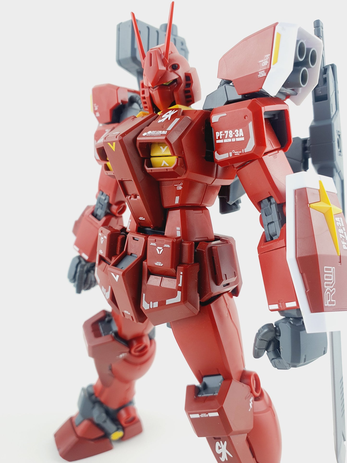 MG AMAZING RED WARRIOR WATER DECAL