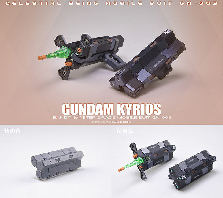 Fortune Meow’s 1/100 Gundam Kyrios Conversion Kit plus weapons