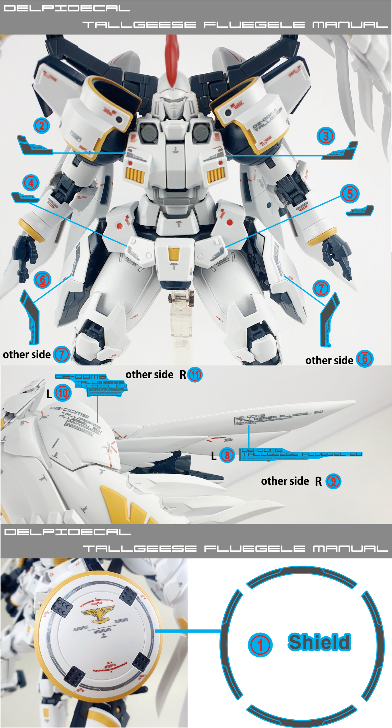 MG TALLGEESE FLUEGEL EW WATER DECAL
