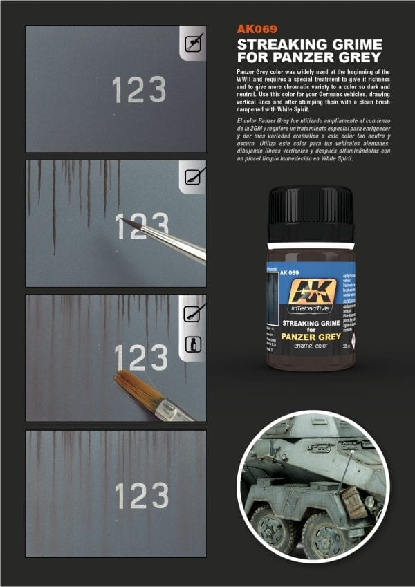 Streaking Grime For Panzer Grey 35ml Bottle