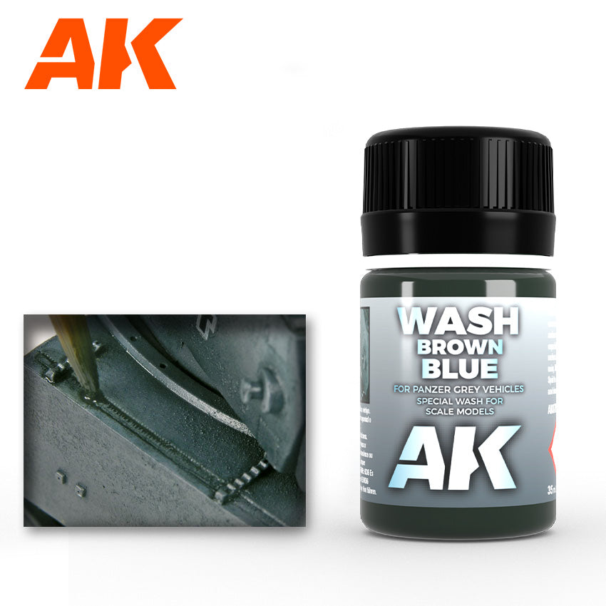 Wash Brown Blue 35ml Bottle