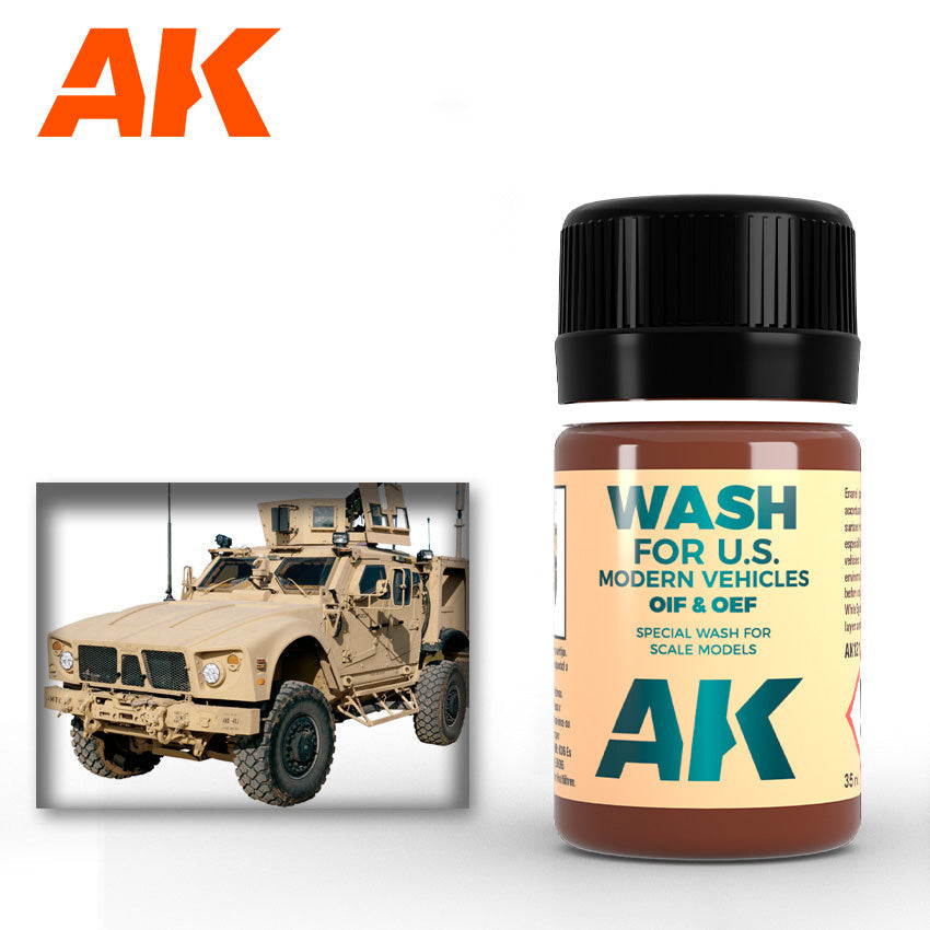 OIF & OEF – US Vehicles Wash 35ml Bottle