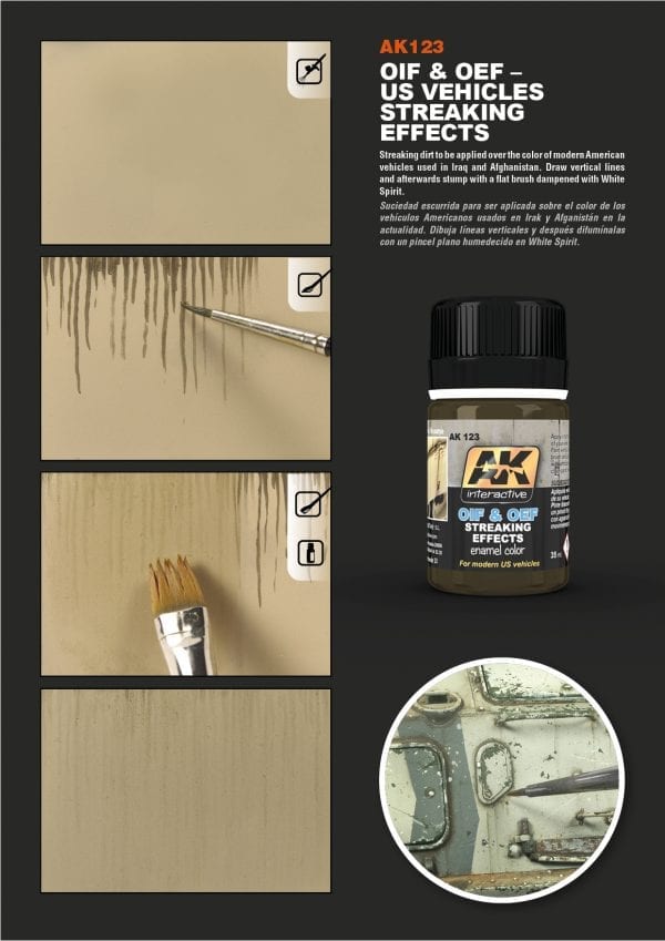 OIF & OEF – US Vehicles Streaking Effects 35ml Bottle