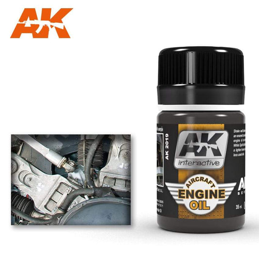 AK Interactive Aircraft Engine Oil 35ml Bottle