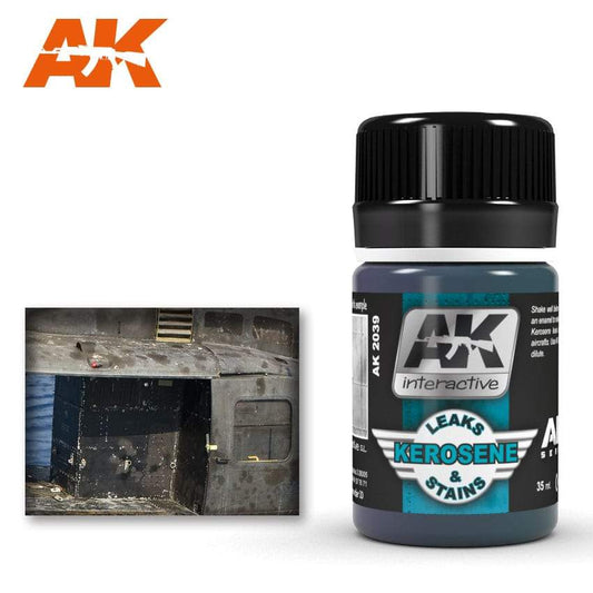 AK Interactive Kerosene Leaks & Stains 35ml Bottle