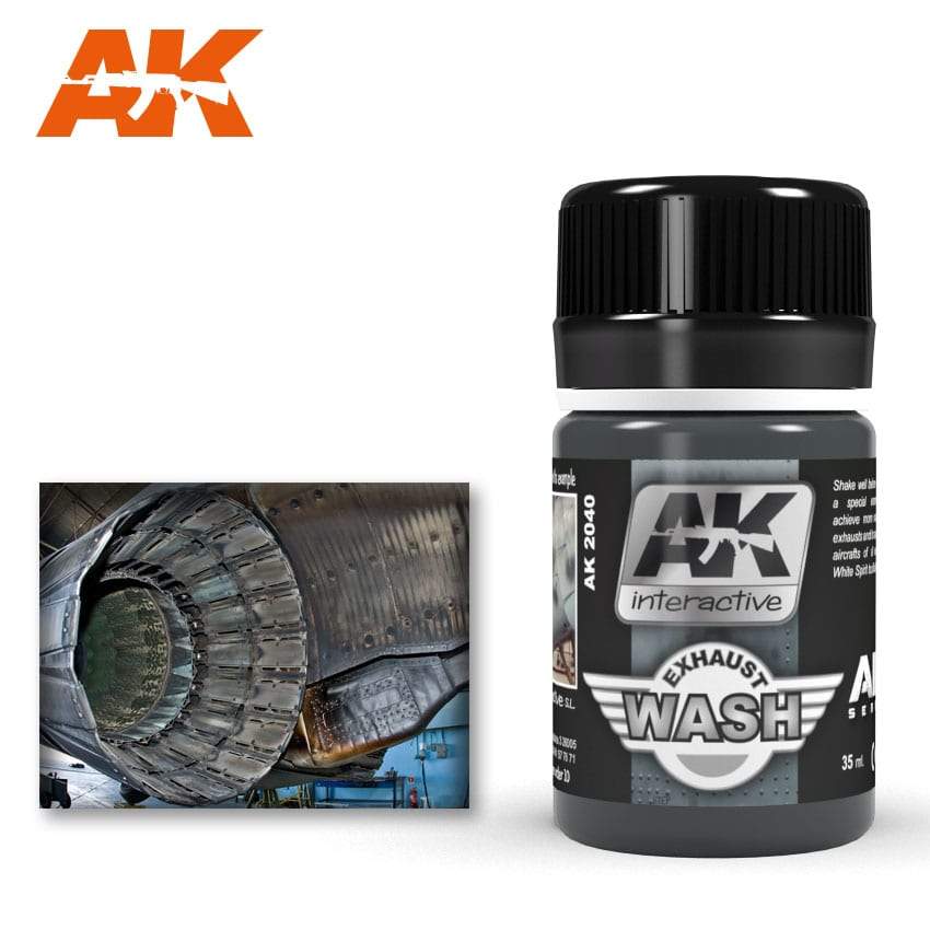 AK Interactive Exhaust Wash 35ml Bottle