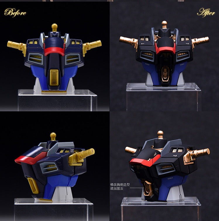 Fortune Meow’s 1/100 Strike Freedom Gundam Conversion Kit full set