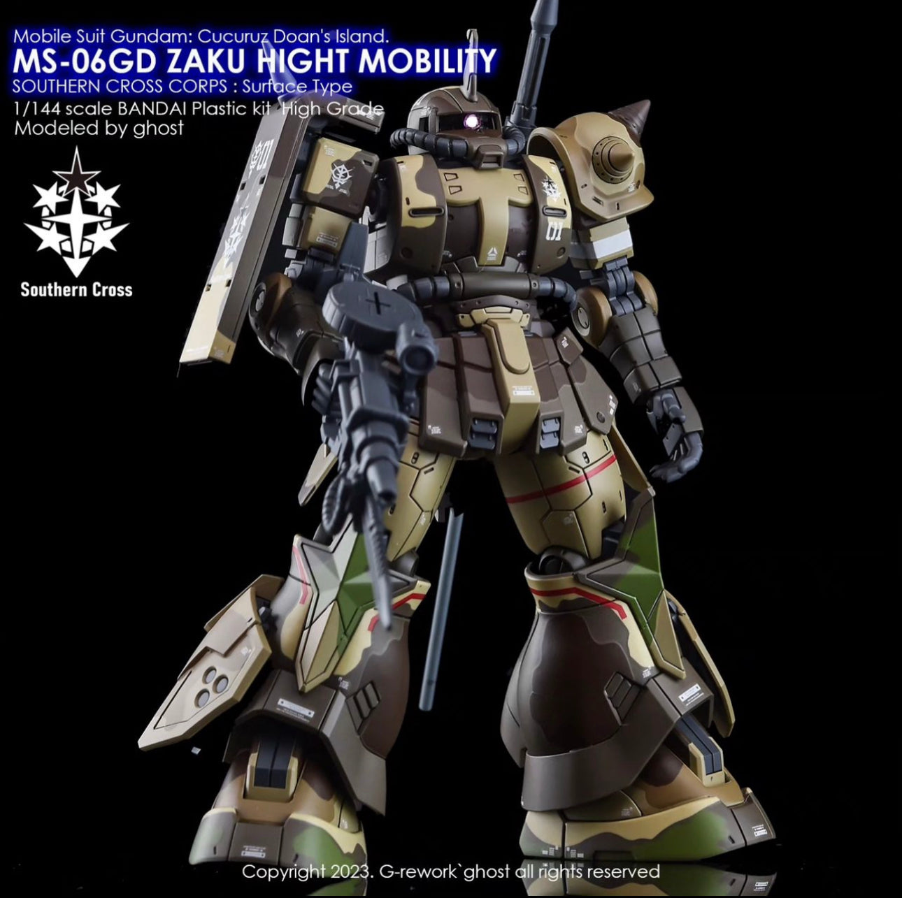 G-Rework [HG] MS-06GD ZAKU HIGHT MOBILITY GROUNT TYPE Water Decal