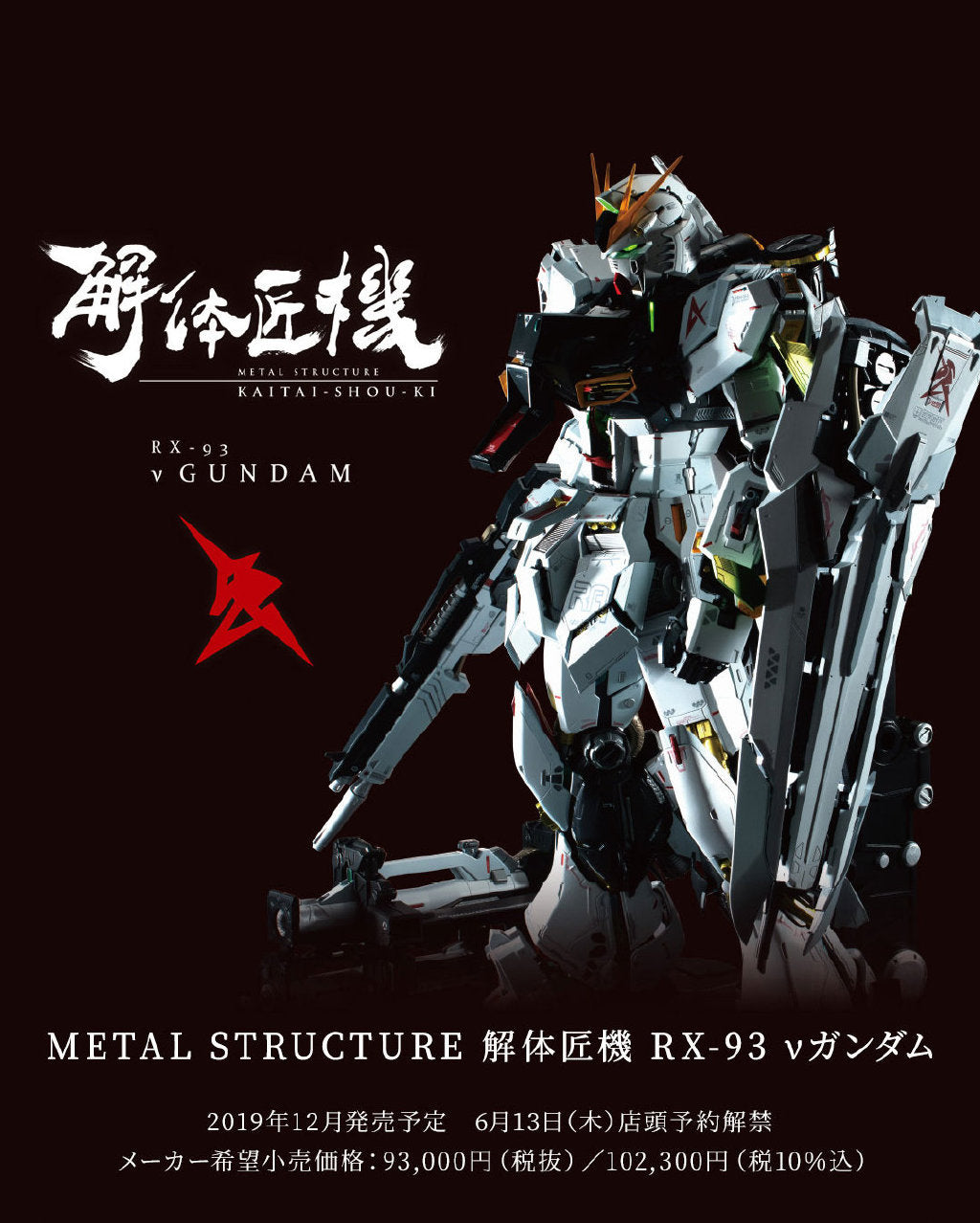 Metal Structure RX-93 Nu Gundam, Mobile Suit Gundam: Char's Counterattack