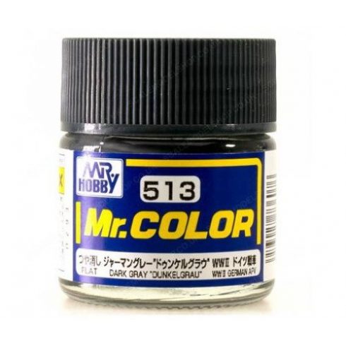 C513 Dark Gray "Dunkel Grau" 10ml Bottle, GSI Mr. Color