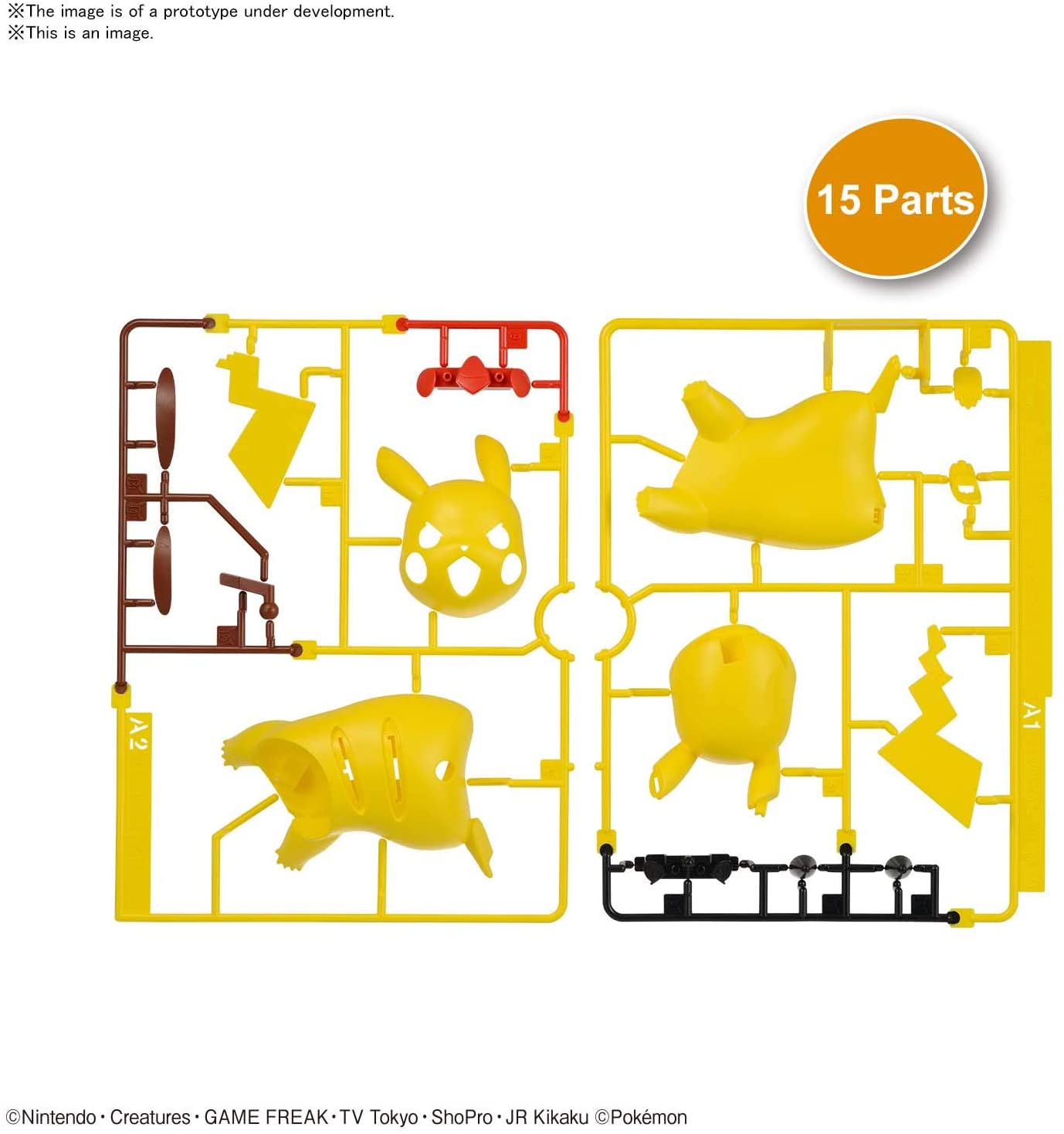 #03 Pikachu Battle Pose Model Kit Quick!