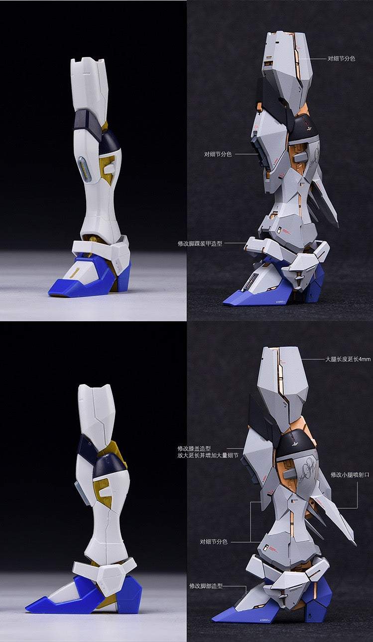 Fortune Meow’s 1/100 Strike Freedom Gundam Conversion Kit full set