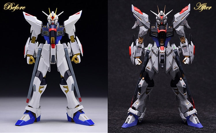 Fortune Meow’s 1/100 Strike Freedom Gundam Conversion Kit full set