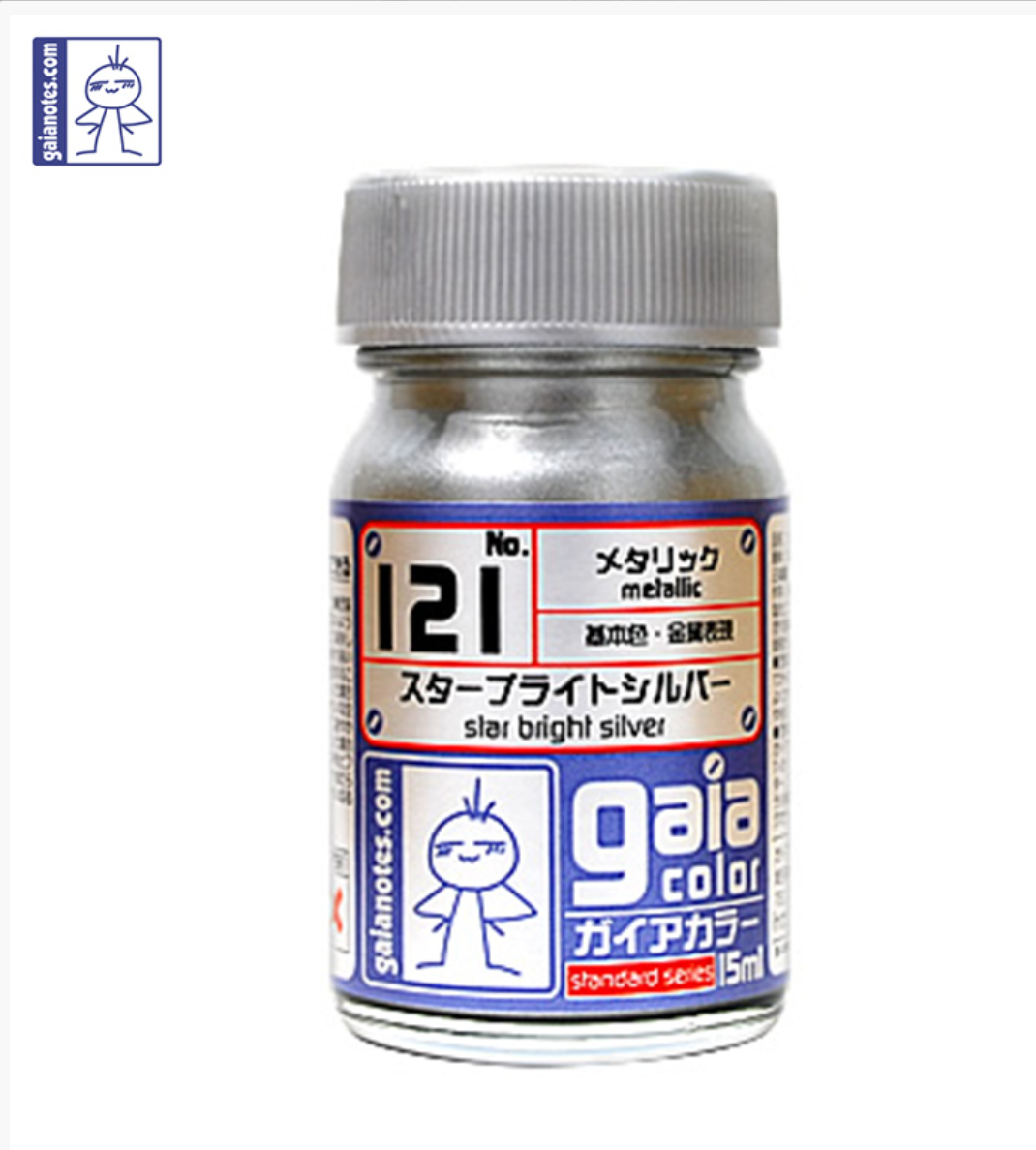 Gaia Metallic Color 121 Star Bright Silver