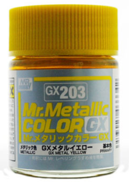 Mr Color GX 203 Metal Yellow