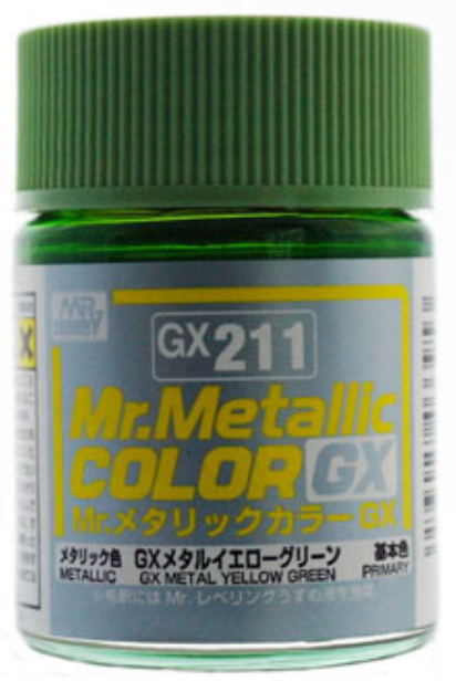 Mr Color GX 211 Metal Yellow Green