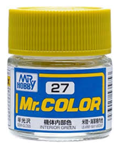 Mr. Color Semi-Gloss Interior Green - C27