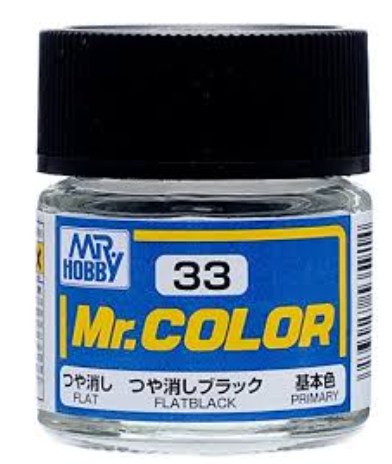 Mr. Color Flat Black - C33