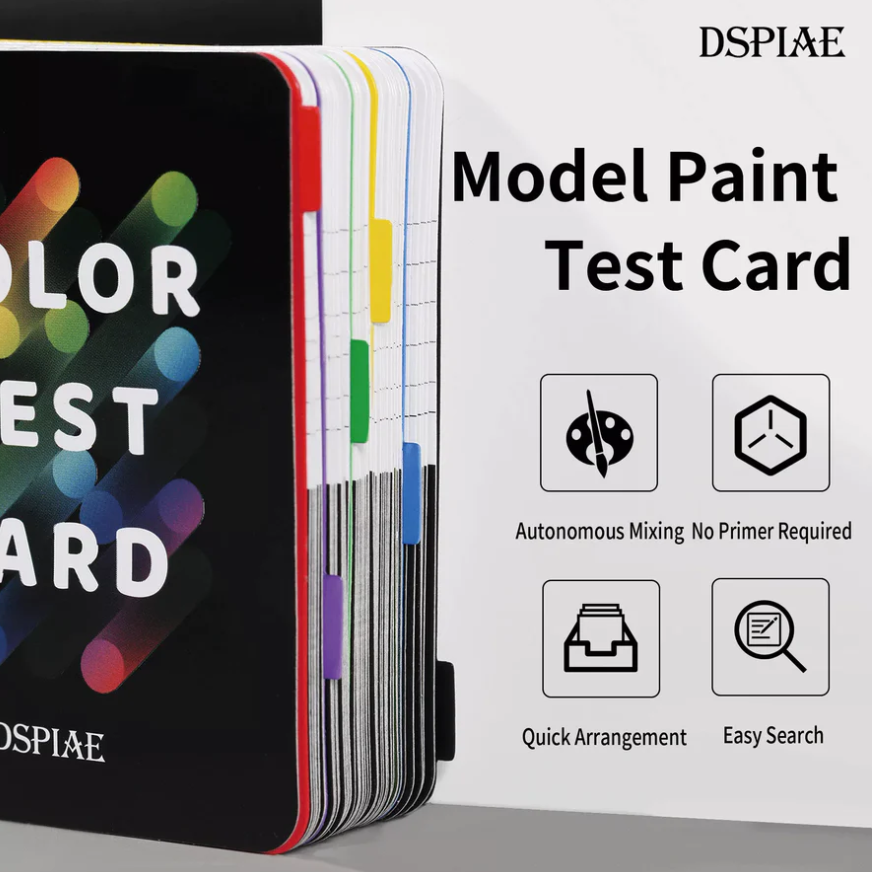 DSPIAE  CC-01 Model Paint Color Test Card