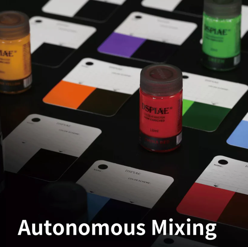 DSPIAE  CC-01 Model Paint Color Test Card